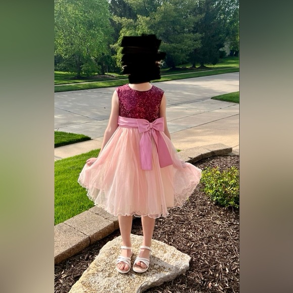 Iris & Ivy Sequin Tulle Dress 6X - Picture 5 of 5